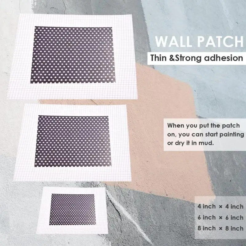 

Wall Patch Repairer Aluminum-plastic Composite Board Self Adhesive Stickers Drywall Patch Repair Aluminum Plate Window Screen