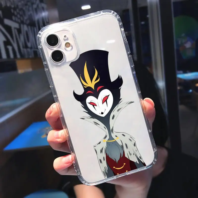 

Helluva Boss Animation Phone Case Transparent for iPhone 11 12 mini pro XS MAX 8 7 6 6S Plus X 5S SE 2020 XR