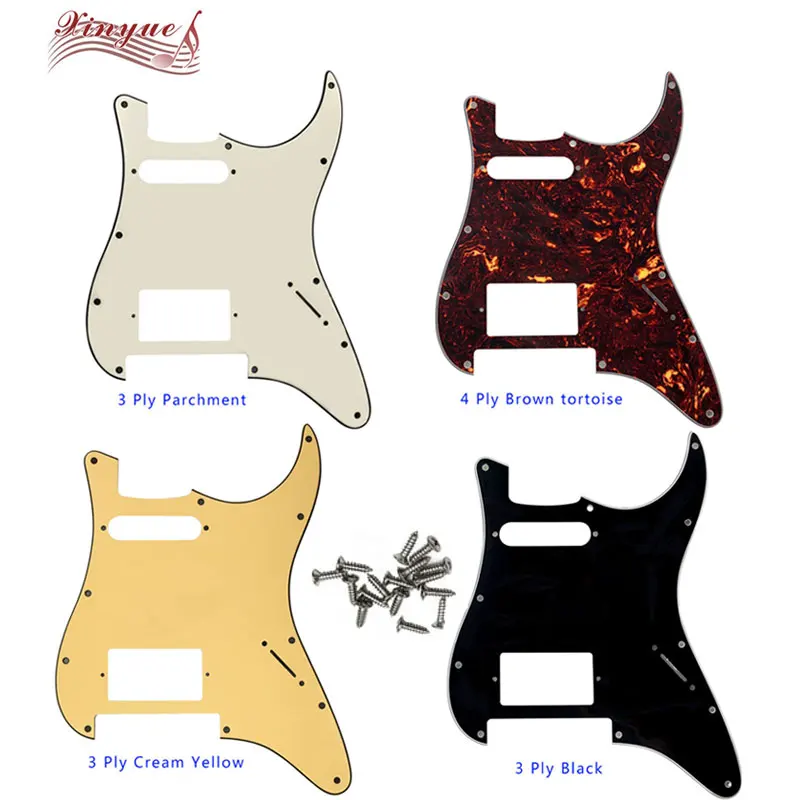 Детали для гитары Pleroo без отверстия ручки 11 отверстий винтов с Floyd Rose Tremolo Brige St Hs PAF