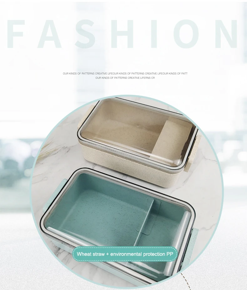 Пищевой контейнер с подогревом для еды бенто Ланч бокс двумя отделениями