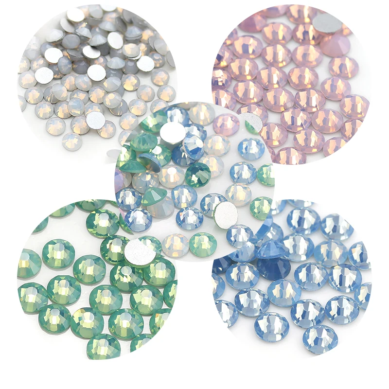 YL Лидер продаж 1440 шт. ss3 ss34 синий/зеленый/розовый/белый/микс опал 3D с украшением в