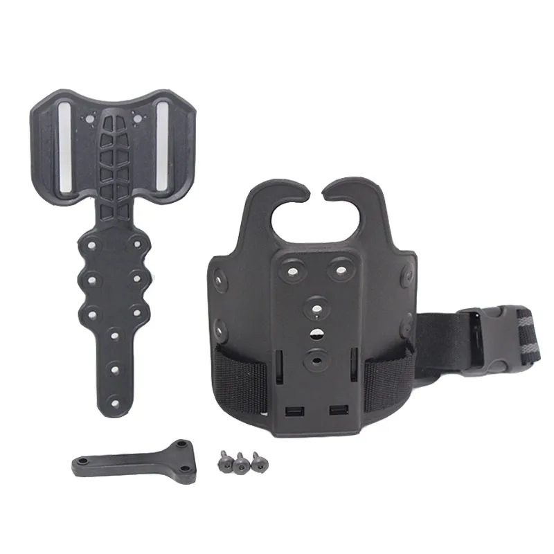 Безопасный падения нога кобуры пистолет платформа для Glock 17 19 Беретта M9 Colt 1911