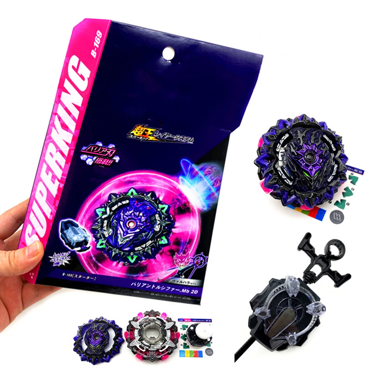 

Newest Beyblades Burst Sparking Launcher Two-way Ruler Antenna GT Series Metal Fusion Lucifer B169 Alloy Assemble Gyroscope Toys