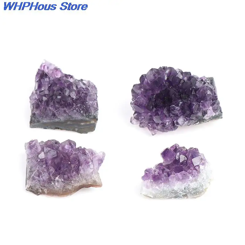 Лидер продаж 10-50 г натуральный аметист блестящие минеральные лечебные камни