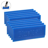 foshio 510pcs bluemax soft rubber blades for vinyl window tint handle squeegee carbon fiber film cover water ice snow scraper
