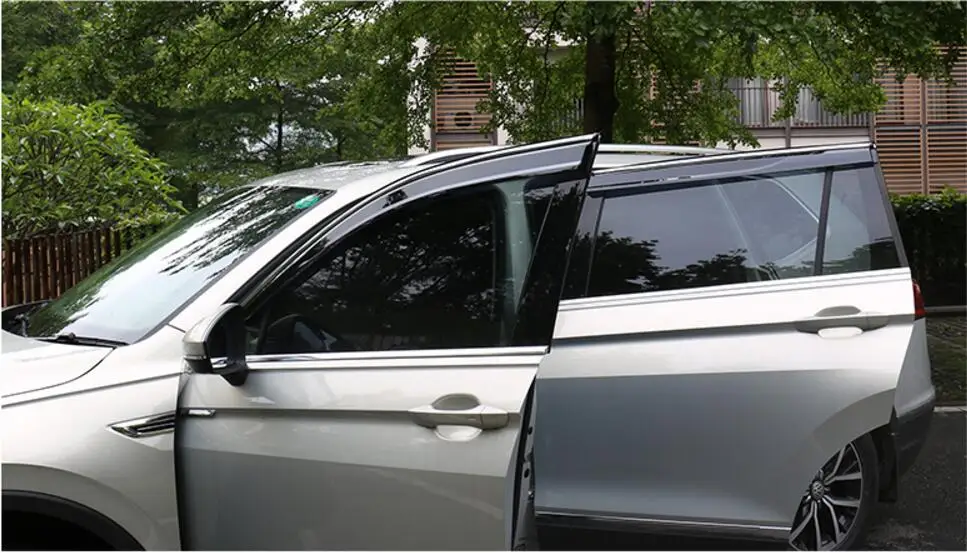 4 шт. хром защитный козырек окна солнцезащитный экран для VW Volkswagen Tiguan