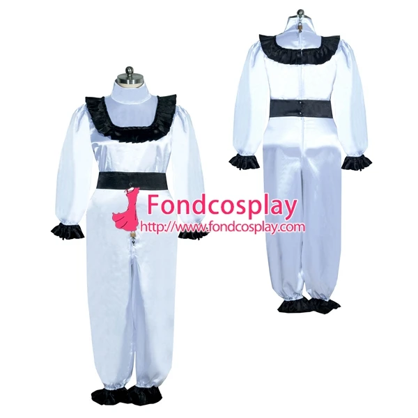 Французская горничная Сисси атлас с замочком ползунки комбинезоны форма