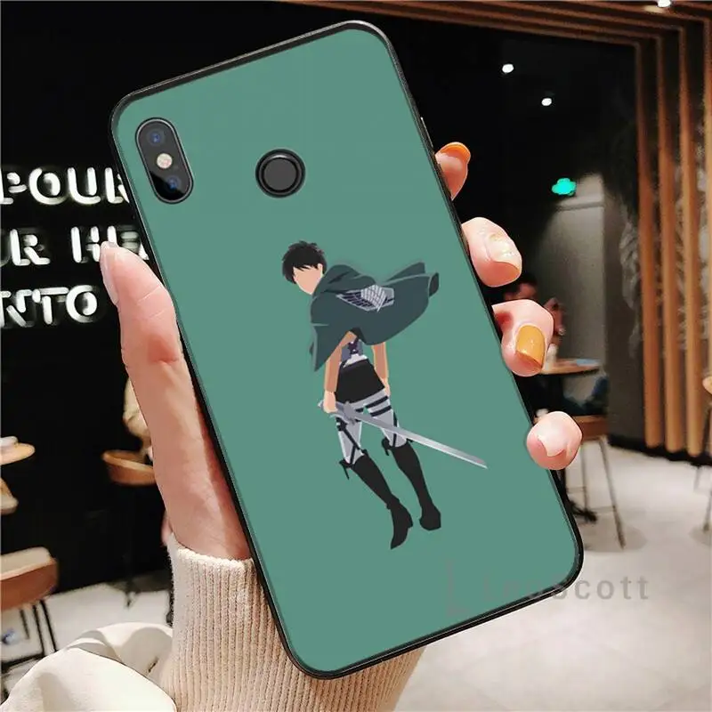 

Fashion Creative faceless painting attack on Titan Phone Case For Xiaomi Redmi Note 4 4x 5 6 7 8 pro S2 PLUS 6A PRO
