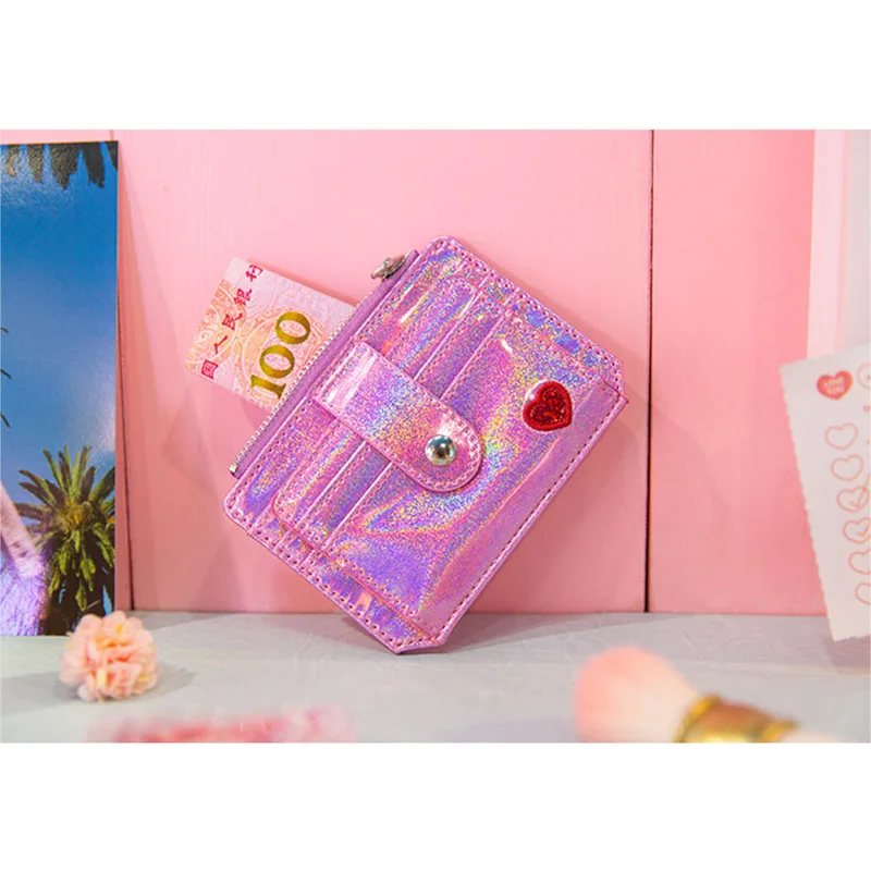 Новинка 2019 блестящий кошелек для монет Женский в стиле Харадзюку из
