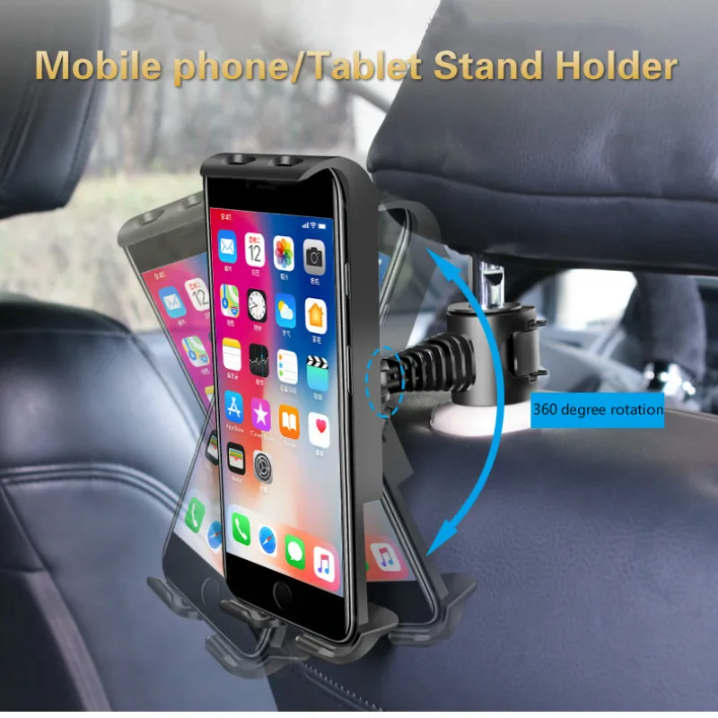 For 4-11 Inch Tablet Adjustable Car Stand Holder for IPAD Accessories Universal Seat Back Bracket | Компьютеры и офис