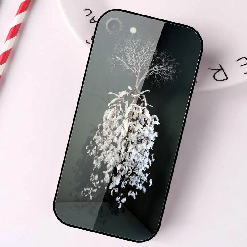 Чехол из закаленного стекла для iPhone X XR XS 11 Pro Max 5 5S SE 2020 6 6S 7 8 Plus | Мобильные телефоны