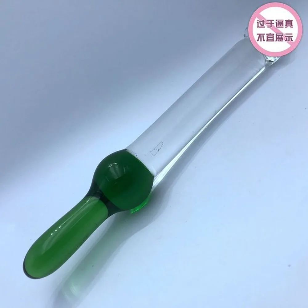 Screw Thread Glans Double Ended Crystal Pyrex Glass Dildo Artificial Penis Spiral G Spot Simulator Adult Sex Toys for Woman |