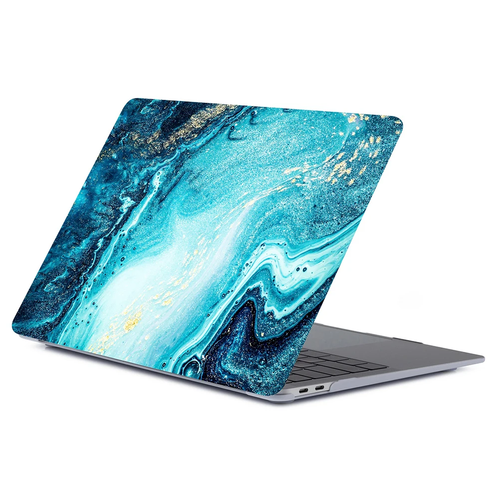 Жидкий красочный мраморный чехол для ноутбука Apple MacBook Pro Air Retina 11 12 13 15 4 New Mac Book 3