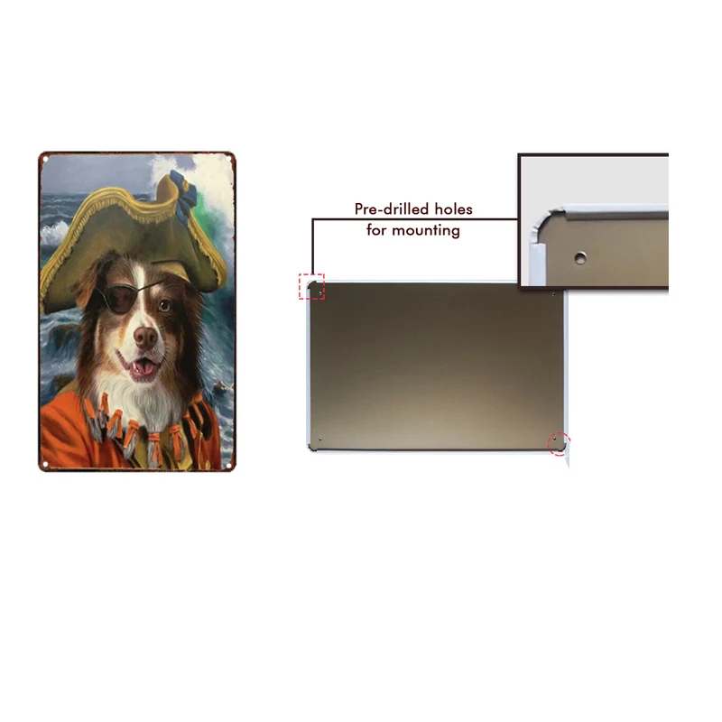 

Retro Style Personalized Pet Custom Canvas Painting Animal Creative HD Print Poster Pet Pictures Home Wall Art Decoration