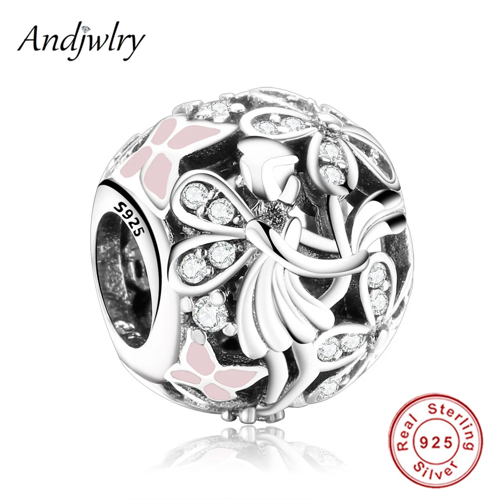 925 оригинальные подвески в виде цветка и бабочки|Ювелирные шармы| |