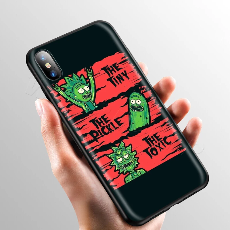 7 Чехол Webbedepp Ricky Morty Art для Apple iPhone 11 Pro XS Max XR X 8 7 6 6S Plus 5 5S SE - Цвет: 7