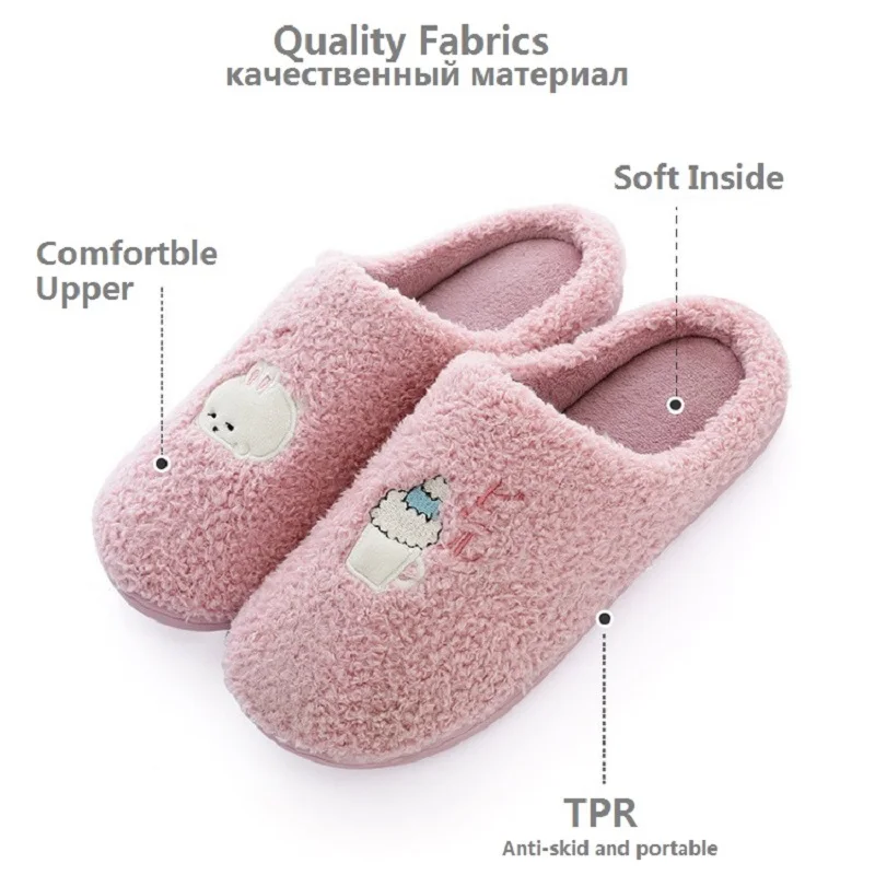 Homen тапочки зимние женские Симпатичные тапки семейный дом Zapatilla Mujer теплая