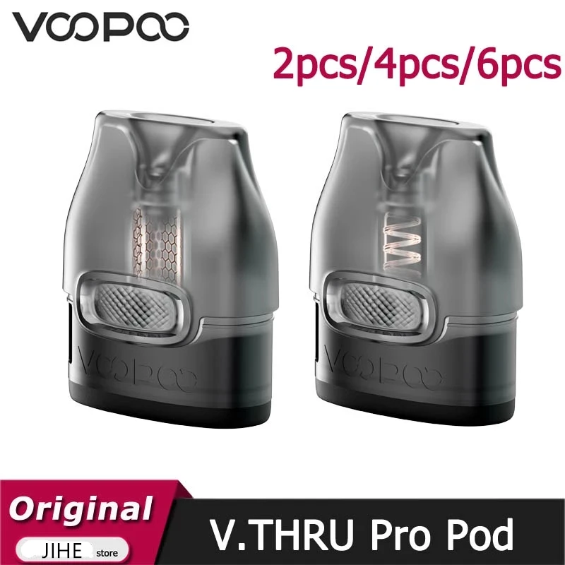 2/4/6Pcs Original VOOPOO V.THRU Pro Pod 0.7ohm/1.2ohm 3ml