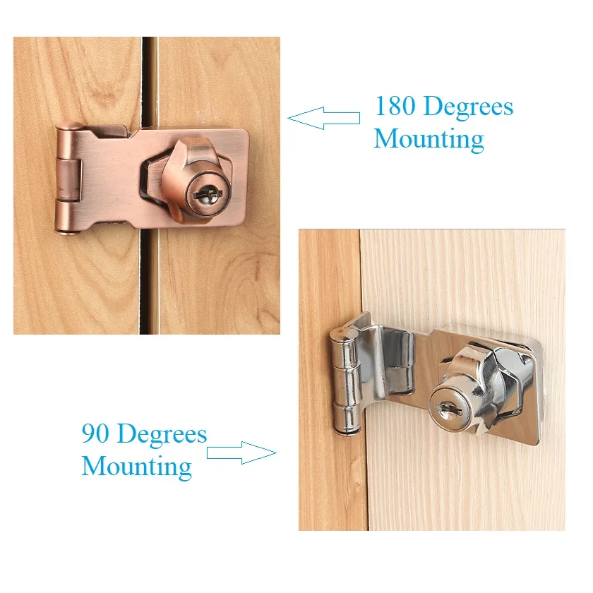 Замок на защелке для различных дверей и мебели 90-180 градусов | Обустройство дома