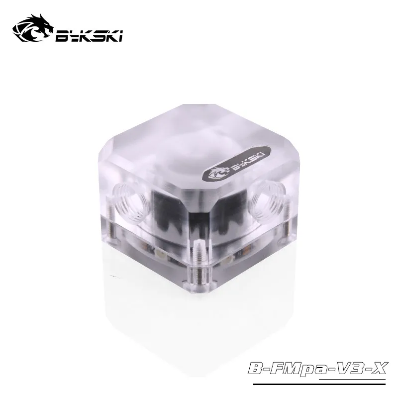 Bykski водяное охлаждение акриловый индикатор потока G1/4 нить 12 в RGB/5 В A RGB освещение