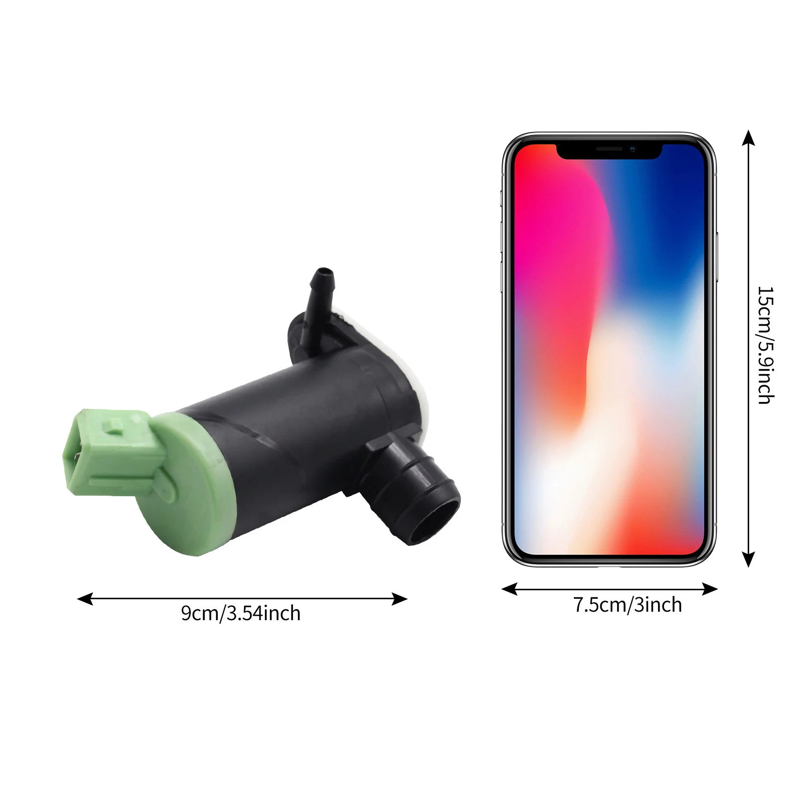 Насос омывателя ветрового стекла автомобиля спереди и сзади лобовое стекло