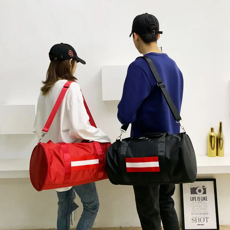 Складные портативные Цилиндрические сумки для тренажерного зала мужчин и женщин