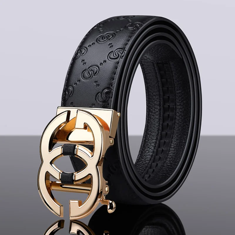 Luxury Vintage Designer  Belt Automatic Buckle Men High Quality Women Genuine Real Leather Dress Strap Belt for  mens belt