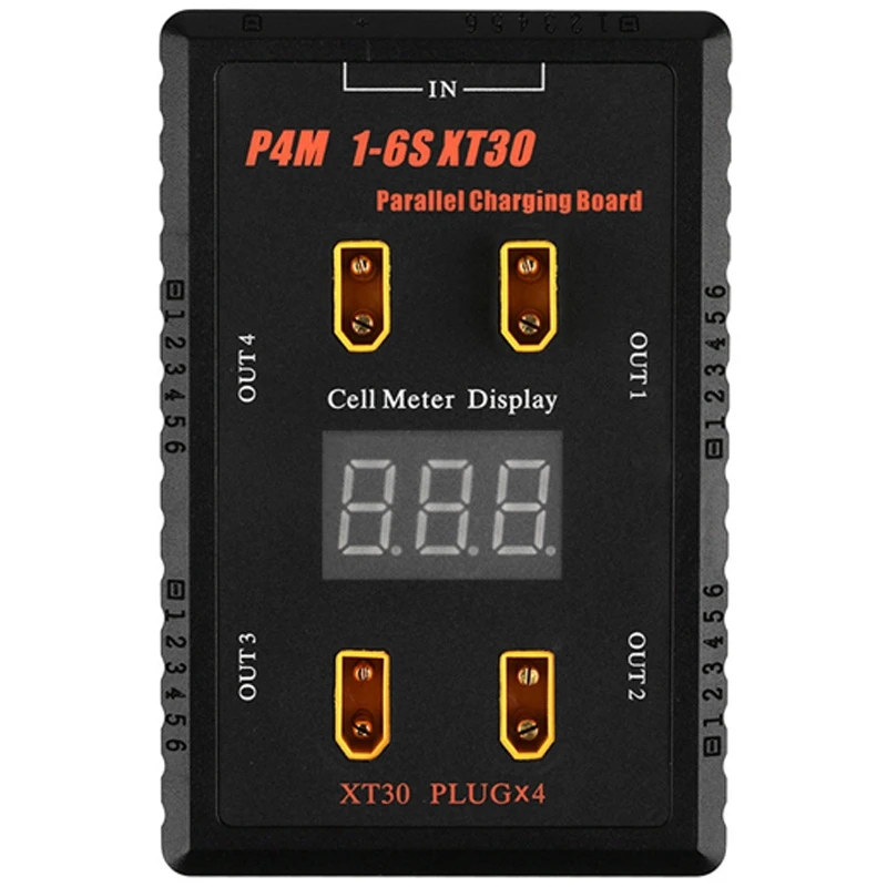 Разъем P4 1-6S параллельная зарядная плата 4-канальное зарядное устройство для LIPO