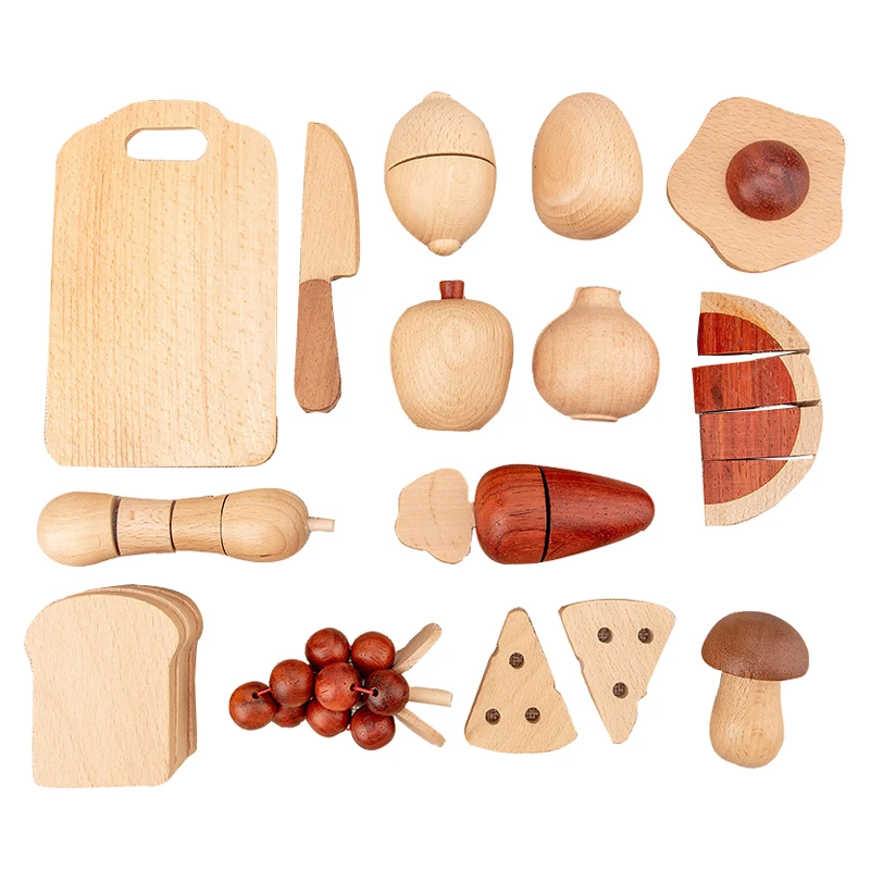 

Детский деревянный набор кухонных игрушек, имитация кухонной утвари, миниатюрные Обучающие Мини-игрушки, подарок для детей