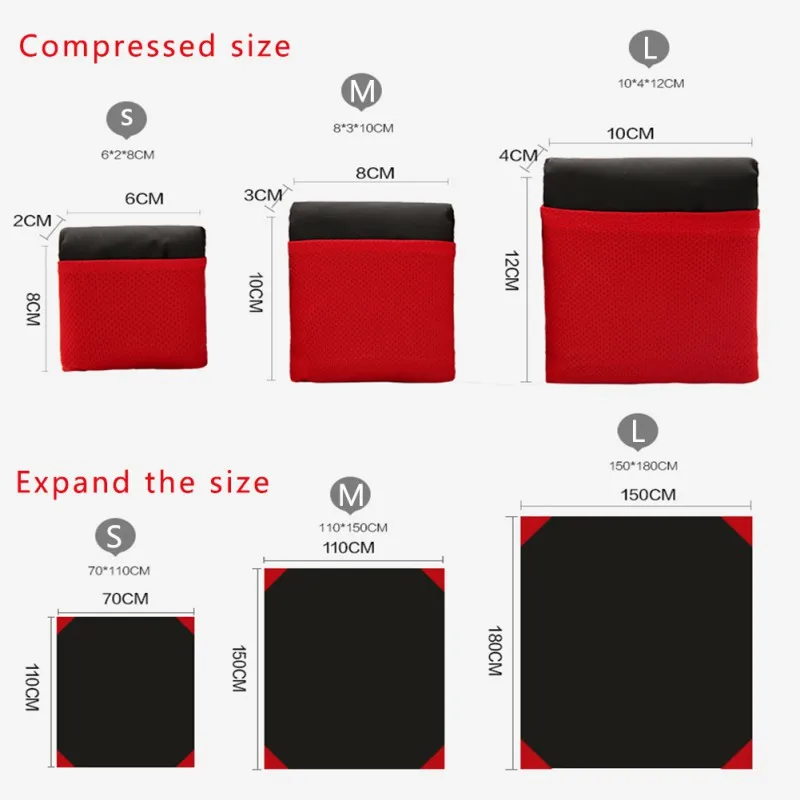 Новый складной коврик для кемпинга и пикника портативный карманный компактный