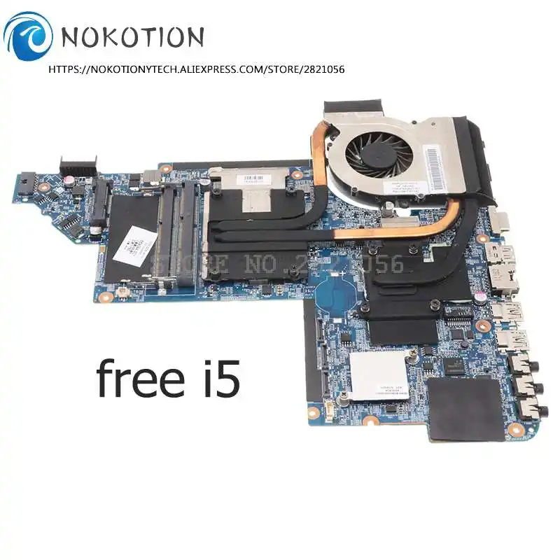 NOKOTION 659094 001 639390 665987 аккумулятор большой емкости для HP DV7 6000 материнская плата i5 +