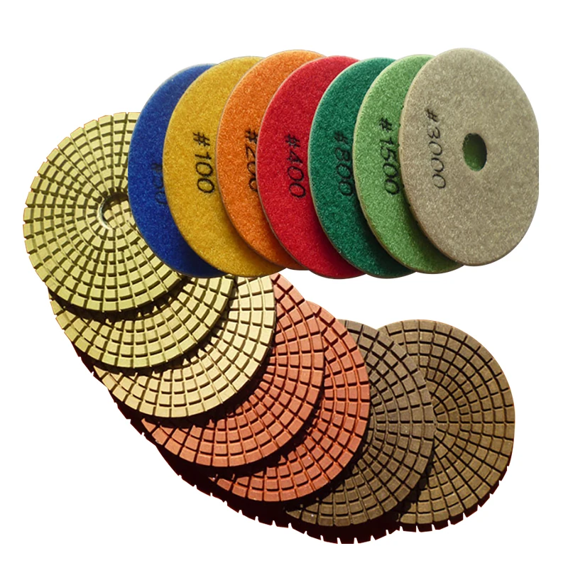10 шт./лот Толстая влажная Гибкая алмазная полировальная Подушка 5 дюймов толщина