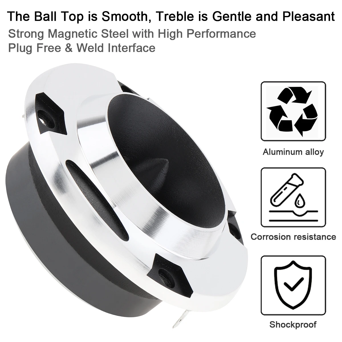 Динамик высокой частоты 4 дюйма 150 Вт 2 шт.|ВЧ-динамики| |