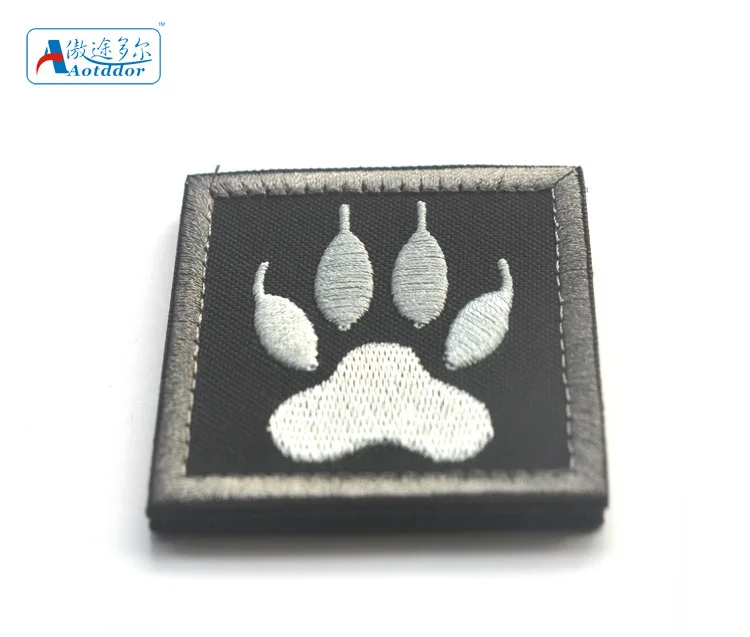Новые продукты K9 собачья лапа крест-накрест ноги кости боевой на липучке армейская собака липучка плечо эмблема собака