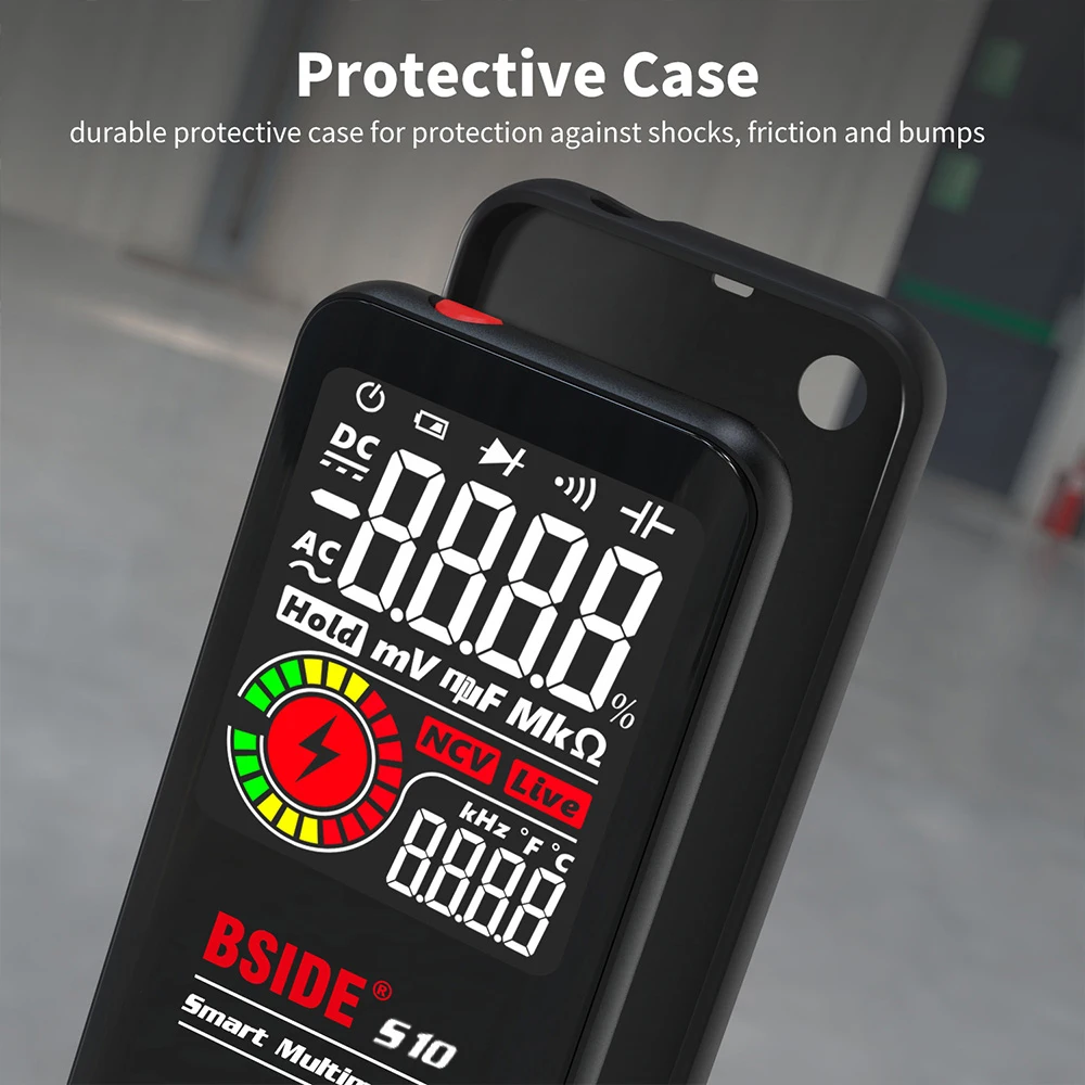 Цифровой мультиметр BSIDE S10/S11 с ЖК дисплеем 3 5 дюйма 9999 отсчетов тестер напряжения