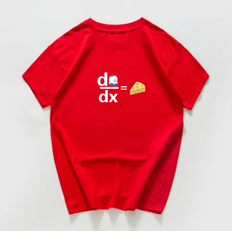 Milk Differential Is Cheese funny t-shirt women Cow Science Math Graphic oversized streetwear aesthetic woman tshirt clothing | Женская