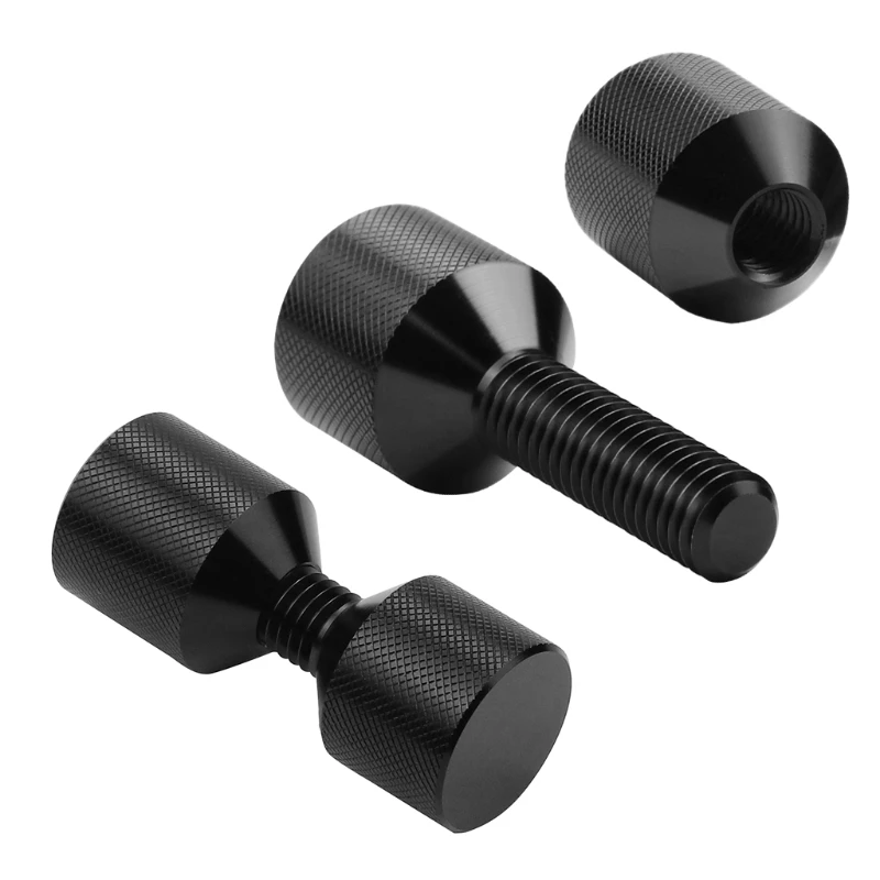 

1-1/8" Two Hole Pins Set Handy 6061 Aluminum Construction 2 Hole Flange Alignment Pin Anodized Black Oxide Finish