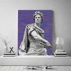 Модульная Картина на холсте, с изображением улиуса Цезаря, мраморная статуя, HD-печать, без рамки, для спальни, постеры для украшения дома