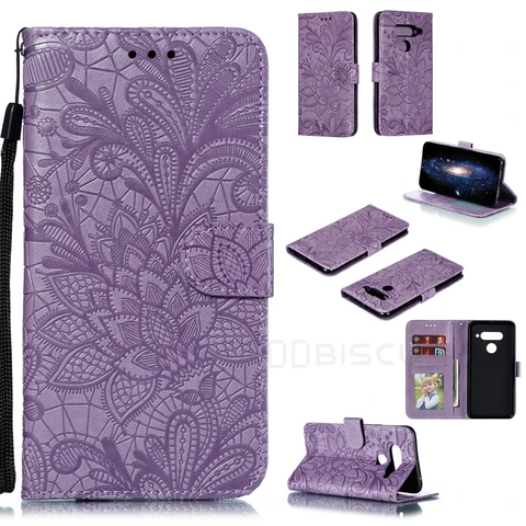 Кожаный чехол-книжка с цветочным рисунком для LG G8 G8S V40 ThinQ STYLO 4 5 K50 K50S K40S K20 K30 2019 K31 K41S K51S K61 K42 K52 Q60 Q STYLYUSPLUS