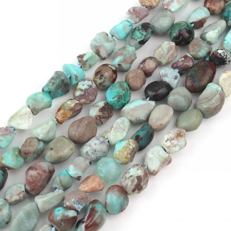 5-8 мм естественный неправильной формы Феникс бирюзы свободные каменные бусины