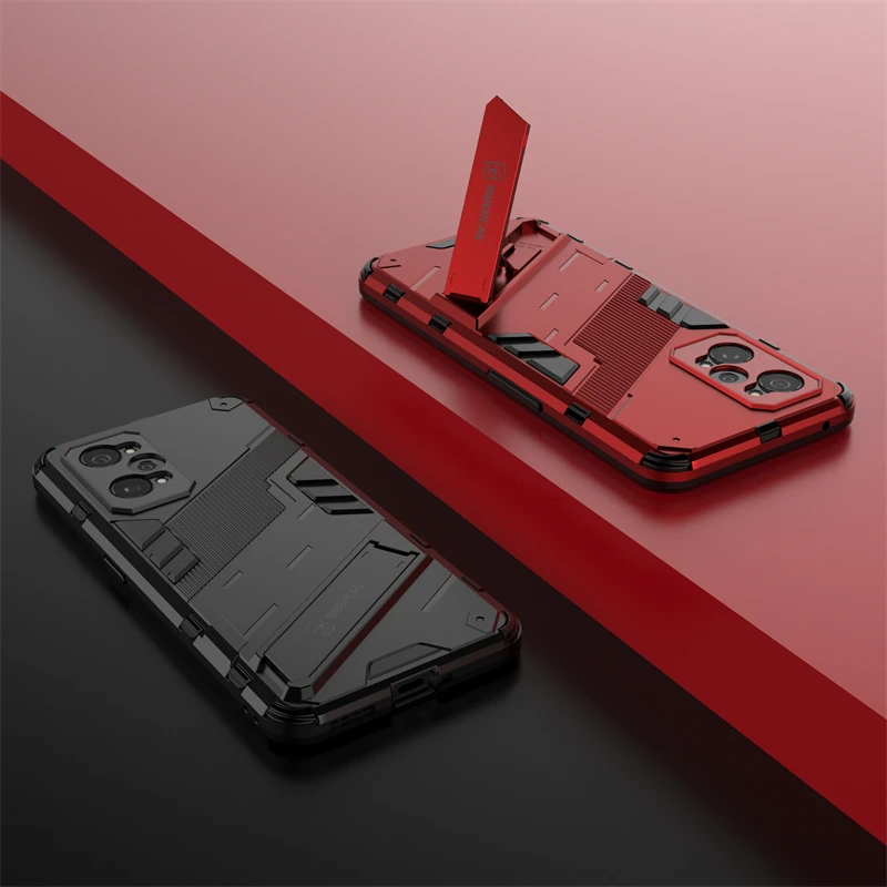 for realme gt neo2 case punk stlye phone holder protective armor bumper case for realme gt neo 2 cover for realme gt 5g c21y free global shipping