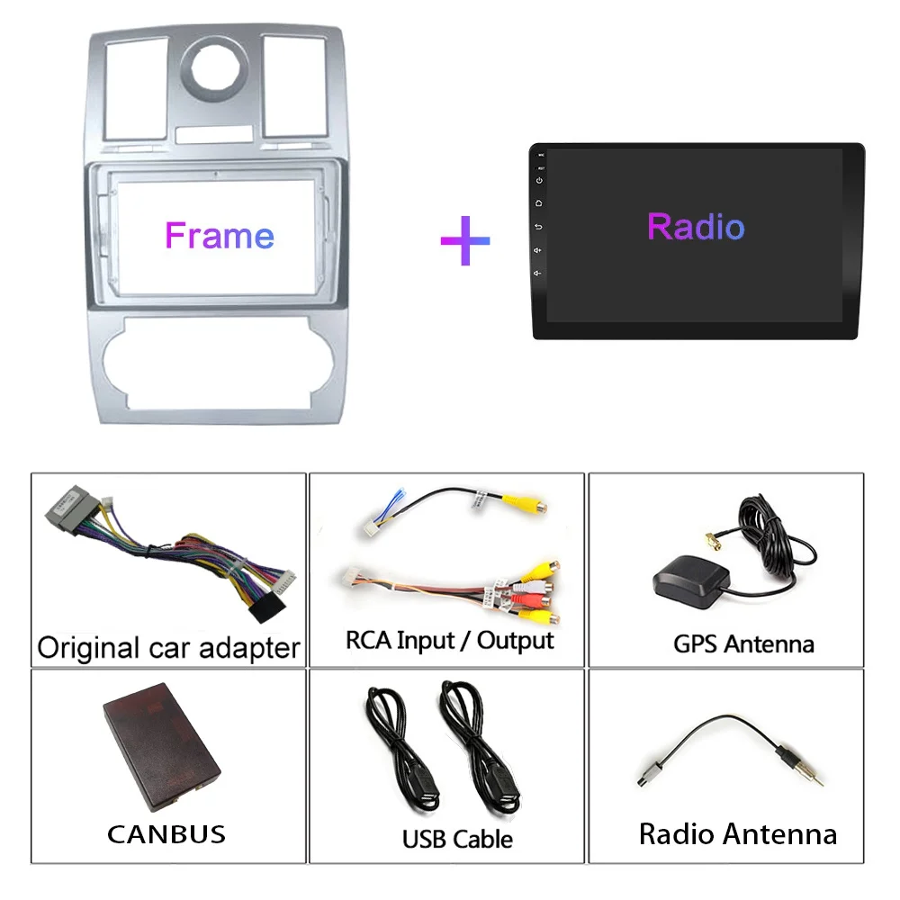 4G + 64G Android 9 0 автомобильное радио GPS навигация WIFI RDS IPS мультимедийный плеер для