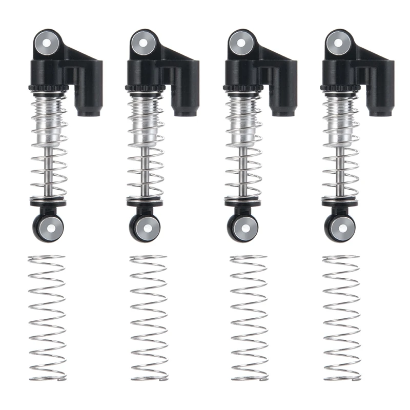 

for Axial SCX24 90081 1:24 RC Crawler Car Upgrade Parts Metal Shock Absorber Damper Spare Accessories,Black