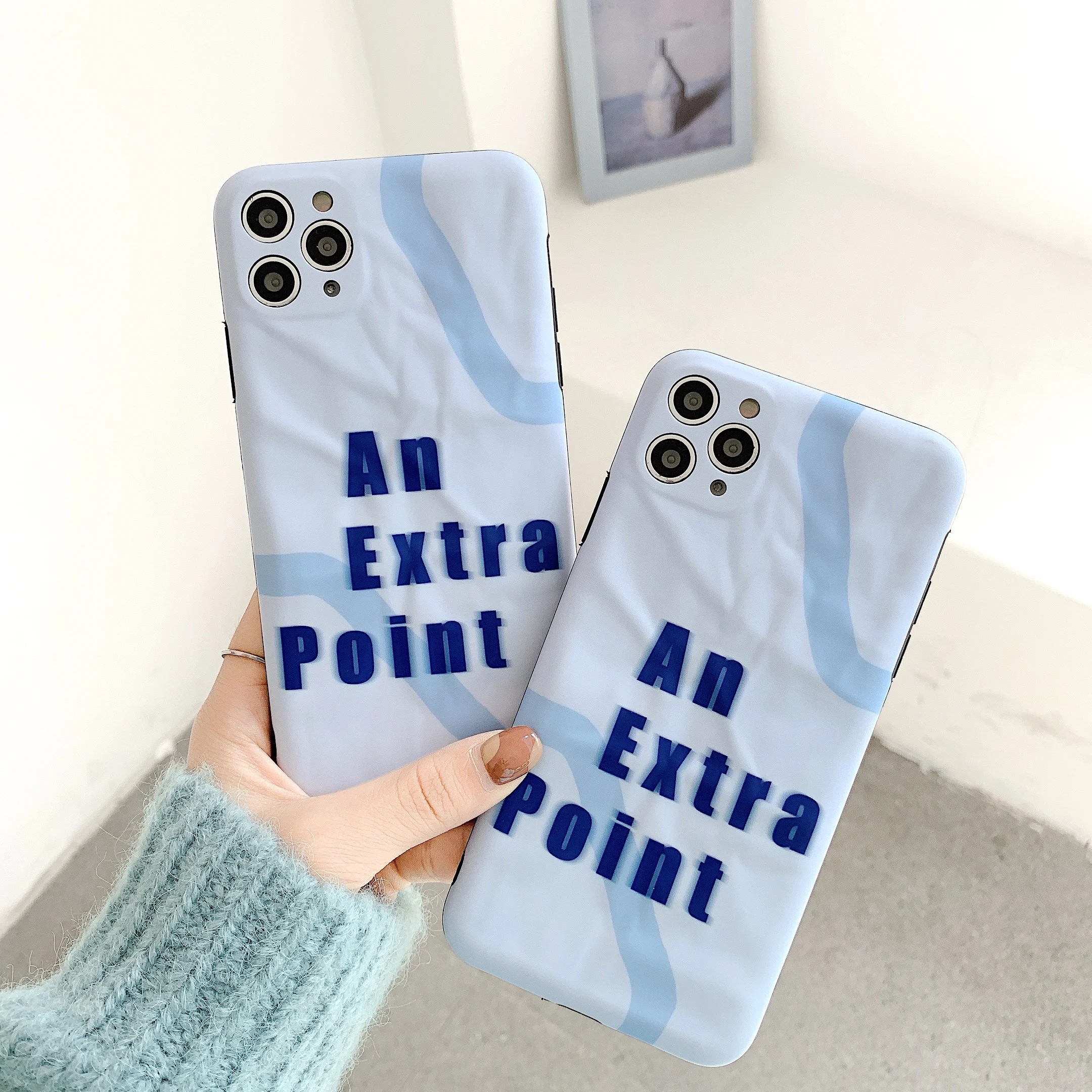 

Simple English pattern and fit iPhone 11 iPhone 12 series phone shell