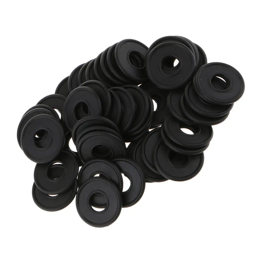 

50PCS M12 Rubber Oil Crush Washers/Drain Plug Gaskets Compatible with GM Saturn 21007240
