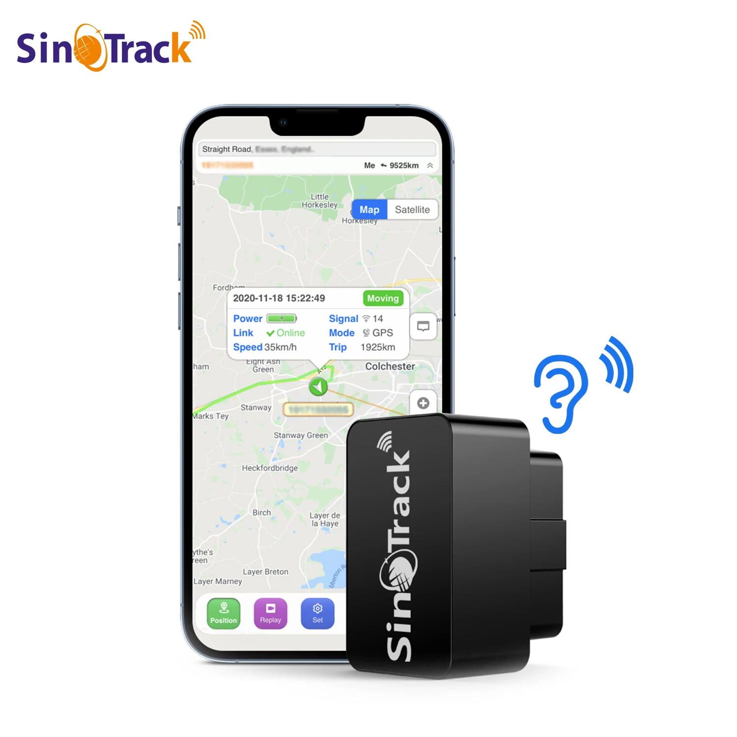 Автомобильный GPS-трекер 16-контактный GPS-навигатор с поддержкой IOS и Android |