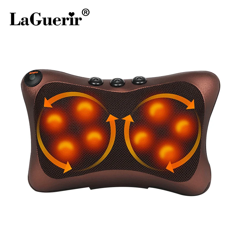Массажер для шеи дома шейного массажа шиацу инфракрасная подушка спины талии