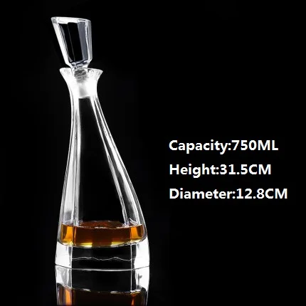 

Хрустальная стеклянная винная бутылка + чашки для вина Графин для виски ликур разливщик домашний бар для водки, бутылка для пива горшок, кувшин JR