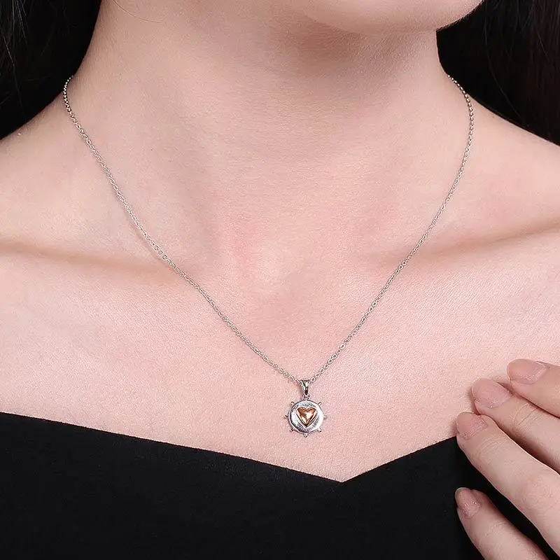 TONGZHE оптовая продажа подвески и ожерелья из стерлингового серебра 925 пробы с