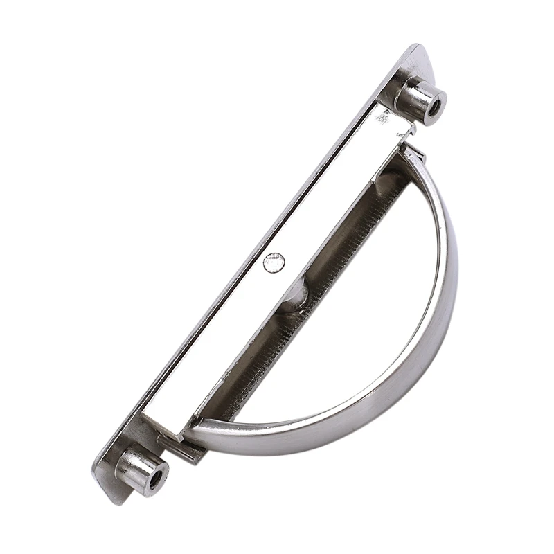 2Pcs Tatami Door Handles Zinc Alloy Recessed Flush Pull Cover Floor Cabinet Handle Bright Chrome Dark Furniture Hardware Promo | Дом и сад